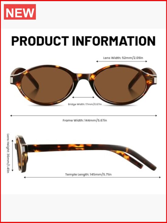 Retro Oval Sunglasses 90s Y2K Vintage Shades UV400 Protection main image 4